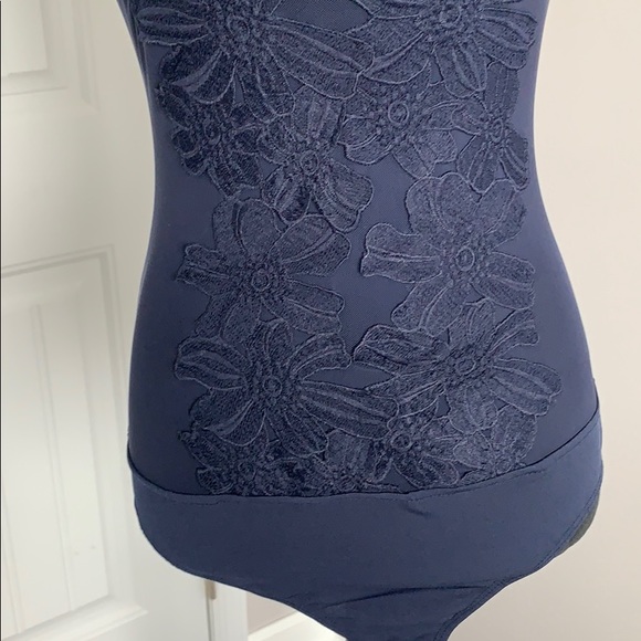 Beautiful Sheer Floral Haute Monde Bodysuit - Picture 4 of 7